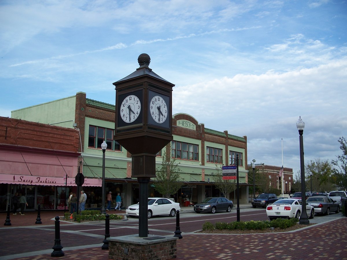 Historic Downtown Sanford Florida Clock Tower