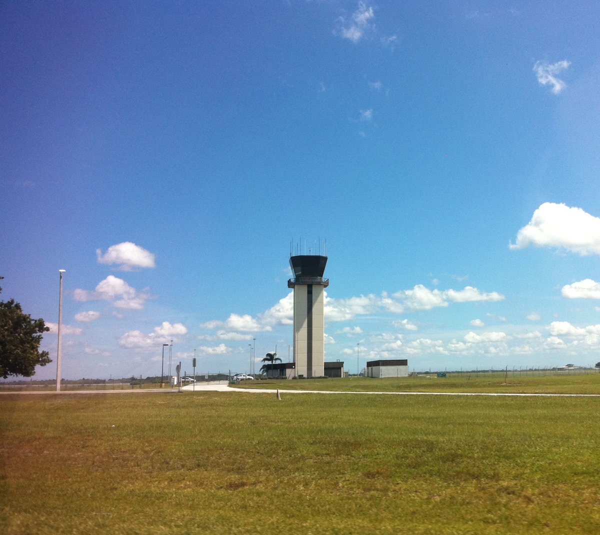 Orlando Sanford International Airport control tower and terminal
